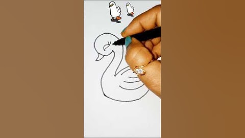 Duck Drawing 🥰😘😘😍 / 🤩Duck Drawing Easy  #shorts   #youtubeshorts  #shortsfeed   #drawing