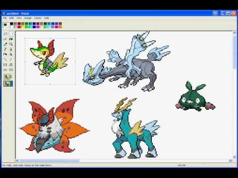 Random Sprite Sequence: DUOsion #1: Snivy, Kyurem, Volcarona, Cobalion ...