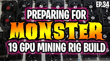 Preparing To Build A 19 GPU Mining Rig |  Mining Rig Build Step by Step