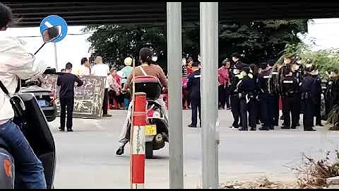 廣東江門市江海區禮樂鎮向民村村民被政府強行徵地，上街示威！ - 天天要聞