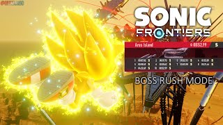 Sonic Frontiers DLC | Boss Rush Mode Ares Island (S Rank)