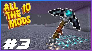 All The Mods 10 Ep.3 The Best Pickaxe For Mining