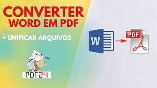 CONVERTER WORD EM PDF | MODO FÁCIL | PDF24 #convertwordpdf #word #pdf
