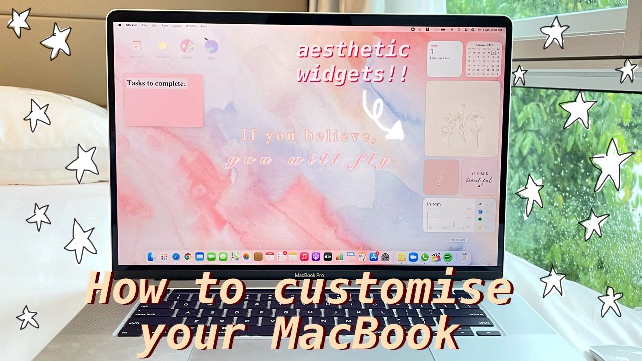 ALLINONE MACBOOK CUSTOMISATION TRICKS + PRETTY WIDGETS *macOS Big Sur