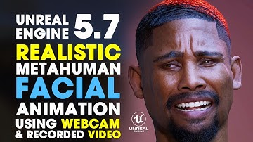Unreal Engine 5.7 | How to Create Realistic MetaHuman Facial Animation using WEBCAM & Recorded Video
