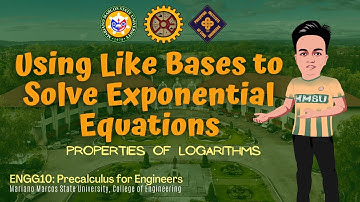 Using Like Bases to Solve Exponential Equations | Exponential and Logarithmic Equations| Precalculus