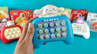 ♡ Satisfying New Cinnamoroll rare POPIT PUSH GAME toys unboxing and review ASMR Videos #hellokitty