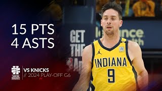 TJ McConnell 15 pts 4 asts vs Knicks 2024 PO G6