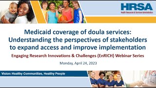 EnRICH webinar: Medicaid coverage of doula services