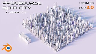 SciFi City in Blender 3.0 Tutorial UPDATED