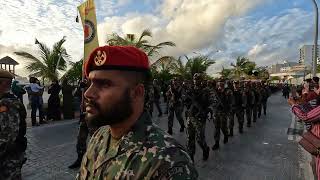 Maldives 57th Independence Day parade by the Maldives National Defense Force (MNDF).