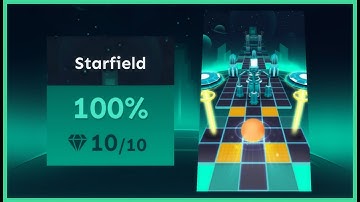 「Rolling Sky」Starfield「Bonus Level 45」| ★