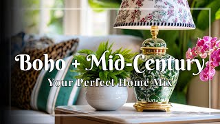 Boho Meets Mid-Century Modern Create the Ultimate Eclectic Vibe at Home