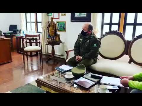 Alcalde de Lautaro se reune con Carabineros, equipo de seguridad ciudada...