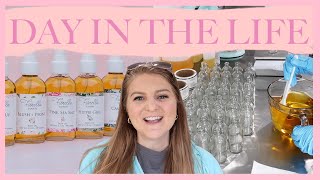Day in the Life of a Soap Maker // How I Film for Reels + TikTok, Making Body Oils + Body Butters