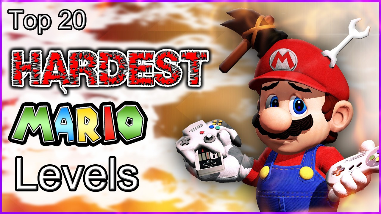 Top 20 - Hardest Mario Levels