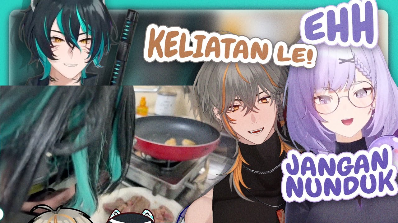 Uncle Leo Masak, 2nya Lagi Haha Hihi [Leo Axenos. Elaine & Krow]
