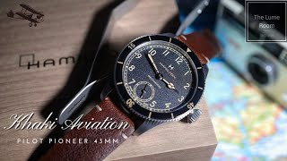 HAMILTON Khaki Aviation PILOT PIONEER Mechanical 43mm | H76719530 | Unboxing &amp; Review