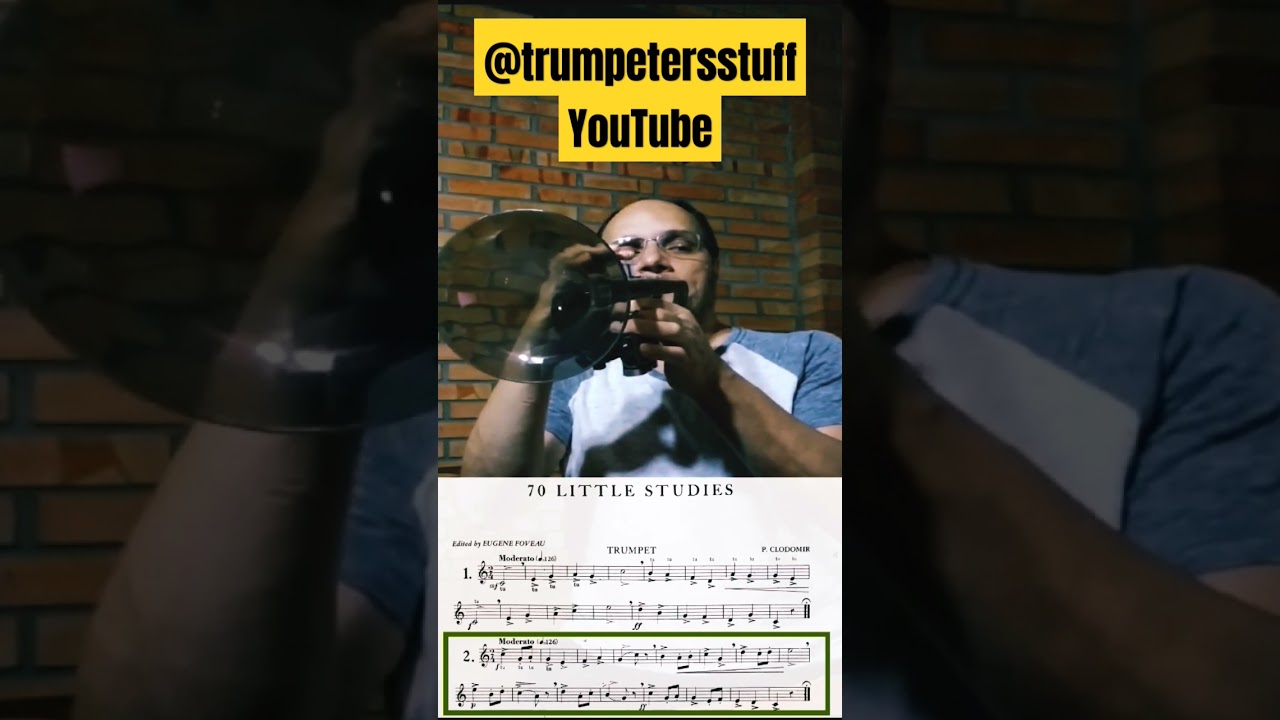 70 Little Studies for Trumpet by P. Clodomir - 02 