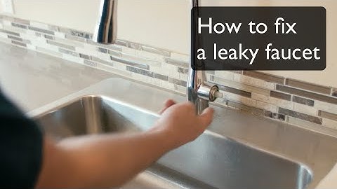 How to Fix A Leaky Faucet - Single-Handle Faucet by Kohler.  By Best Plumbing (206) 633-1700