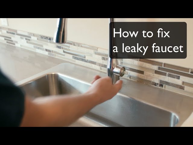 How To Fix A Leaky Faucet Single