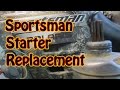 DIY How to Replace a Polaris Sportsman ATV Starter Motor No Clutch Removal Required