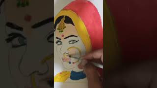 I tried to Colour girl new drawing#shorts #youtube #Mihran khan art