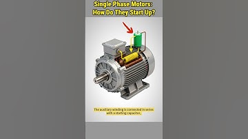 How a Small Capacitor Powers Single-Phase Motor Start?