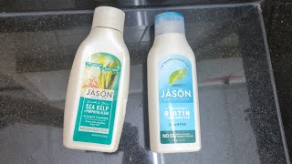#Jason #Biotin #Shampoo #Conditioner #hairthinning #hairthickening #hairsmoothning