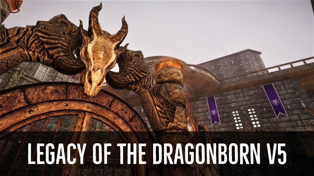 Skyrim Mods New Legacy Of The Dragonborn V5 Update Complete Museum Overhaul Youtube