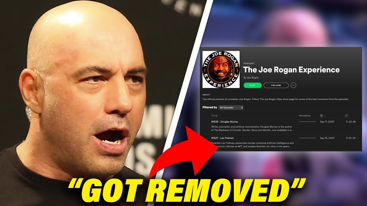Why Did These ‘Joe Rogan Experience’ Episodes Get Removed From Spotify?