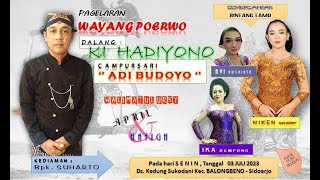 Wayang Kulit Jawa Timuran  Dalang Ki Hadiyono  Lakon Rabine Wisanggeni  Bt Niken Salindry