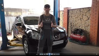 Третий этап заливаю масло CUPPER на Nissan Qashqai 2,0 4WD Ниссан Кашкай 2008 3часть