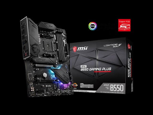 MSI MPG B550 GAMING PLUS 🎯 Motherboard Unboxing and Overview MSI MPG B550 GAMING PLUS 🎯 Motherboard Unboxing and Overview