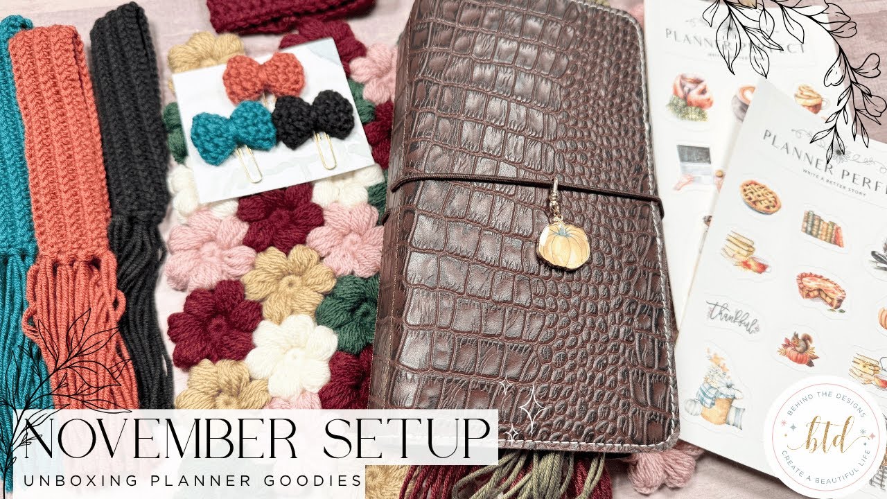 Ноябрьская подготовка | Распаковка всех подарков | Планировщик: идеальный блокнот для путешествен...