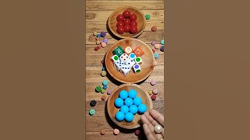 Satisfying Video Sorting Color 🤗❤️🎲🩵 #satisfying #asmr #shorts