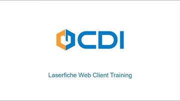 Laserfiche Web Access 10.3 Training by CDI