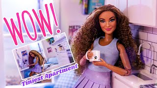 The Cutest Tiny Apartment I’ve Ever Made | Complete with Kitchen, Bathroom, Bed and Desk