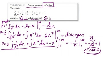 AP Calculus BC (Ron Larson) Chapter 9.3 The Integral Test and p-Series