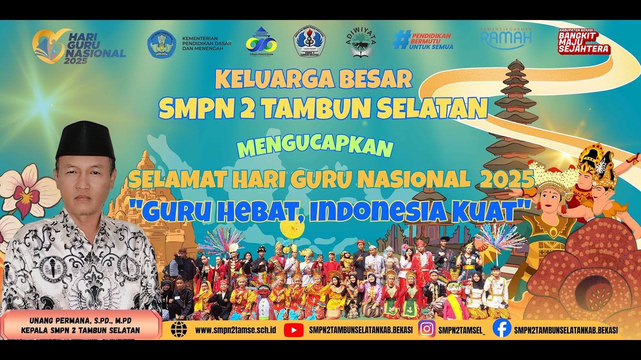UPACARA MEMPERINGATI HARI GURU NASIONAL TAHUN 2025 | SMPN 2 TAMBUN SELATAN | DOETHA