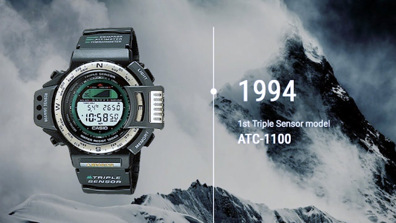 Casio ATC-1100 Triple Sensor Watch Review & Unboxing - YouTube