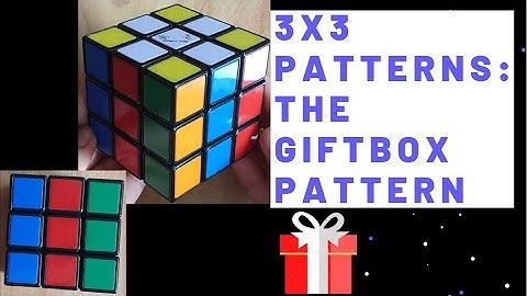 How to make the Giftbox pattern on a 3x3 Rubik