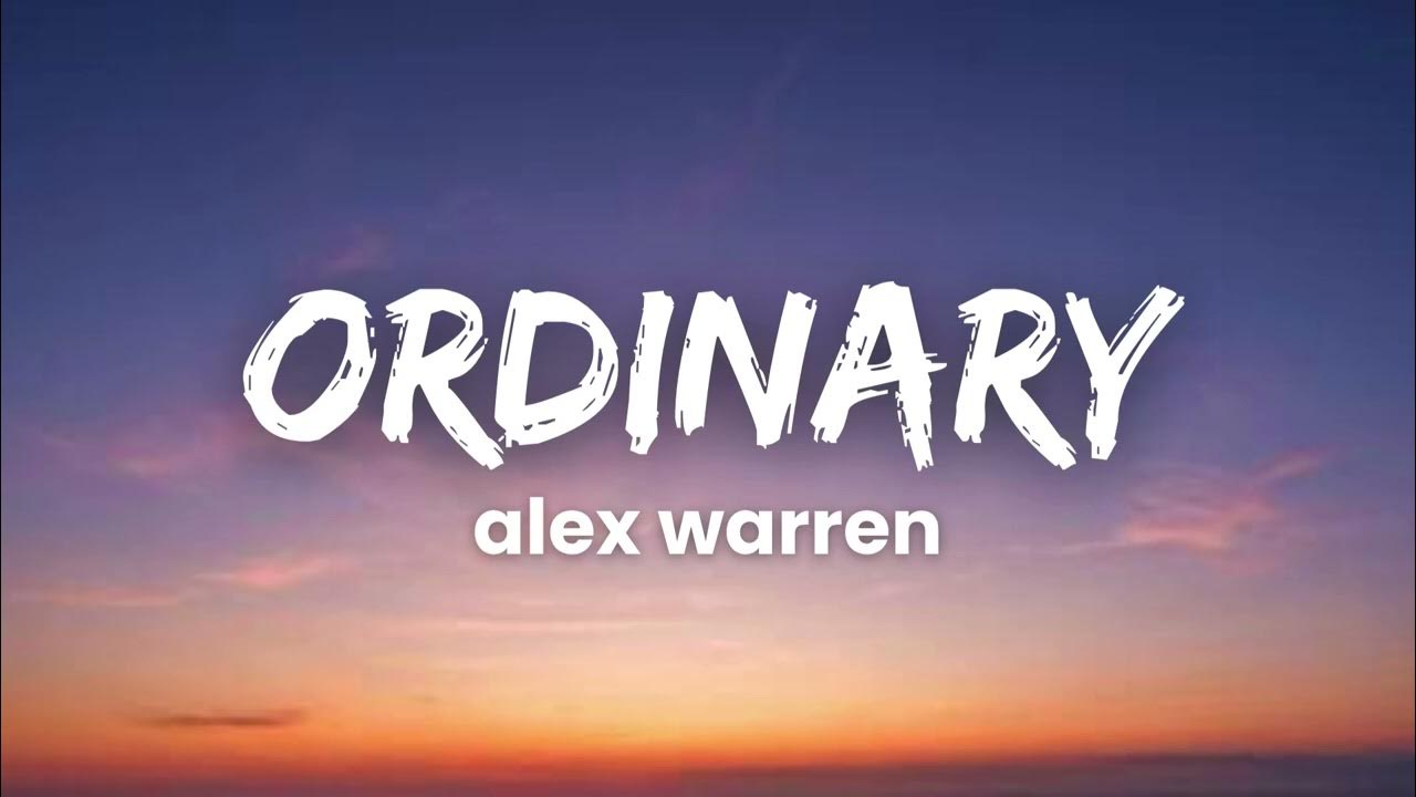 Alex Warren - Ordinary (Instrumental) Alex Warren - Ordinary (Instrumental)