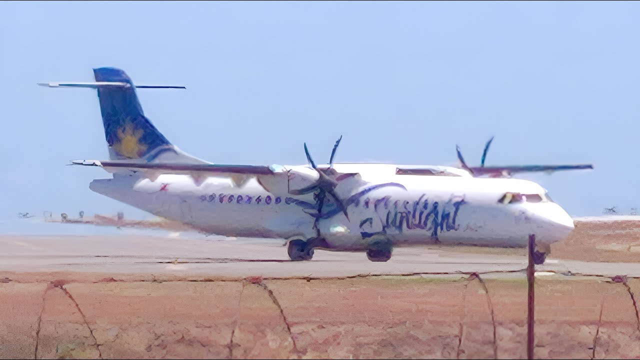 3 INAUGURAL SUNLIGHT AIR NEW FLIGHTS AT MACTAN-CEBU [CEB/RPVM] - YouTube