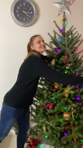 Russian Teen Christmas Tube