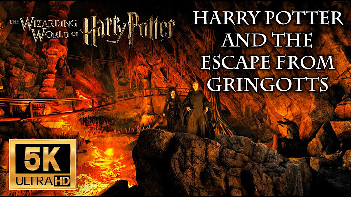 Harry potter and the escape from gringotts universal