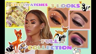 COLOURPOP DISNEY BAMBI FULL COLLECTION TUTORIAL, SWATCHES, REVIEW