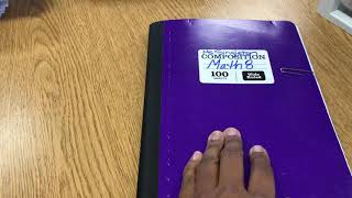 Math 8 notebook walk through