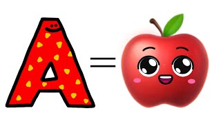 Alphabets | A for Apple, B for Ball, C for Cat, D for Dog, #kidslearning #kidsvideo #abcd #alphabet
