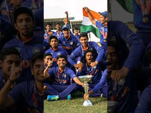 India celebrate winning the U19 Cricket World Cup |#india #pakistan #trending #viral #ipl2024